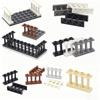 20PCS 1x4 Railing Castle Fence Building Block Accessories City Street View Figures Scenes Model Bricks Toy for Children