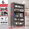 Beifu Carbon Steel Kitchen Storage Rack with 40cm Layer Height