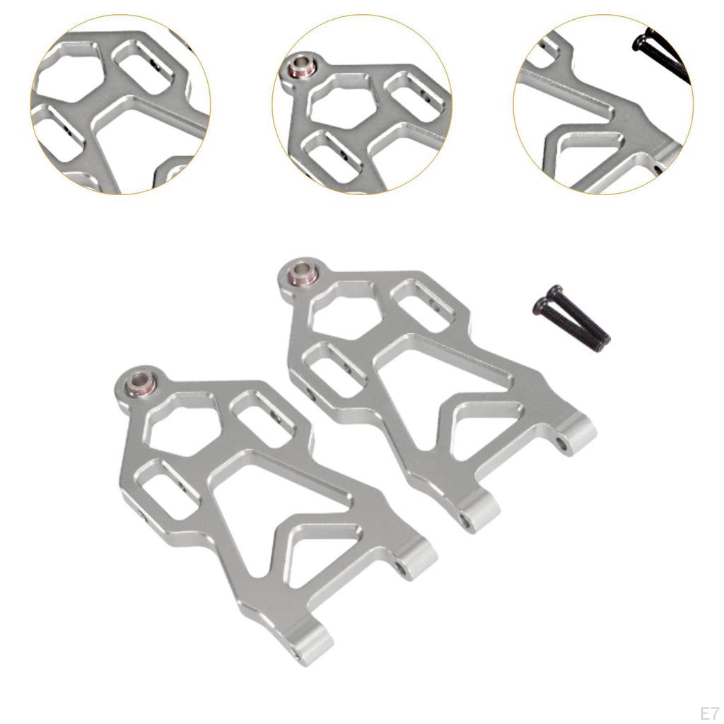 Front Lower Arms 1/16 RC Car Parts Left Right Easy To Install Strong Sturdy Aluminum Alloy for