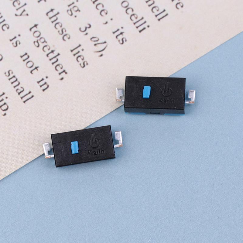 2шт Blue Dot Mini Двуногий Мышь Микропереключатель Для Logitech M905 Боковая клавиша