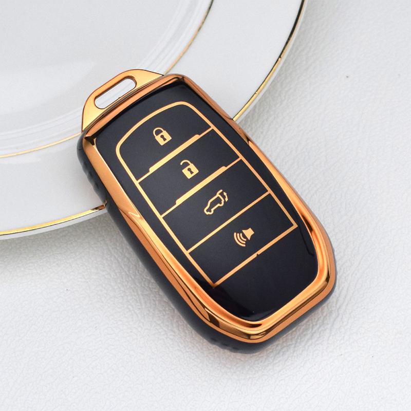 Чехол для дистанционного ключа с 2/3/4 кнопками, брелок для Toyota Fortuner Rav4 Highlander Yaris Auris Camry Land Cruiser Prado 150 Mark X Venza