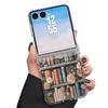Винтажный чехол с цветочным принтом для Samsung Z Flip 8 7 6 5 4 Магнитный для Magsafe Прозрачная жесткая складная крышка из ПК для Galaxy Z Flip8 Flip7 Flip6