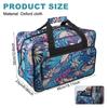 Oxford Cloth Sewing Machine Storage Tote Bag Large Capacity Sewing Machine Carrying Case with Full Width Smooth Zip for Craft