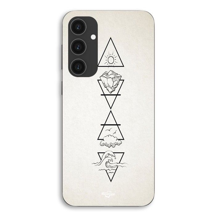 Coque Pour Samsung Galaxy S25 Plus Les 4 éléments sacrés spirit Maniacase