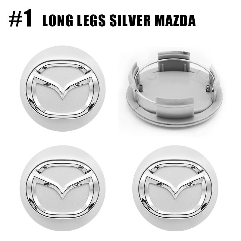 4PCS 56mm Wheel Hub Center Caps for Mazda 3 5 6 323 626 RX-8 MX-5 Atenza Axela CX-4 Vehicle Cap Decals Stickers Badge Covers