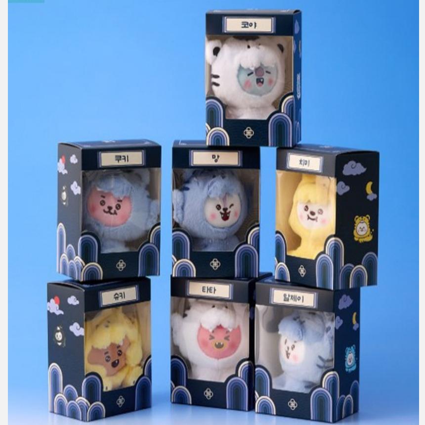 BT21 К-Тигр (К-Хоранги) Плюшевая кукла – KOYA, RJ, SHOOKY, MANG, CHIMMY, TATA, COOKY (Выберите персонажа)