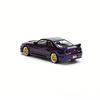 in Stock POP RACE PR640256 1:64 Nissan Skyline GT-R R33 Midnight Purple (Carbon Hood, Gold Wheels) Diecast Model Car