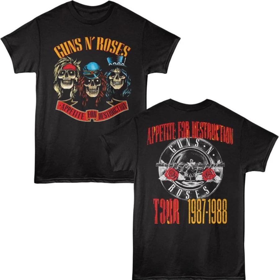 Guns N' Roses Appetite for Destruction 1987-1988 Тур Концертный Футболка