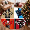 Круглый ковер с узором NFL, коврик для помещений/улицы, для пикника, игровой комнаты, спальни, офиса, гостиной, ковер для домашнего декора, подарок на день рождения