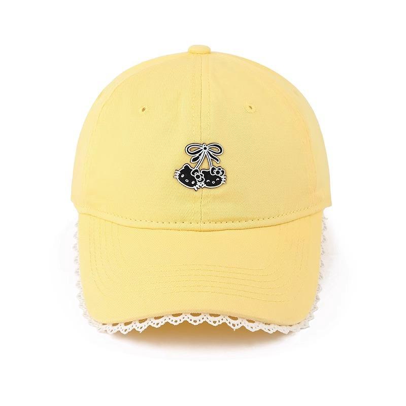 Japanese Sweet Baseball Cap Female College Style Spring And Summer Cute Kitty Cap Versatile Casual Style