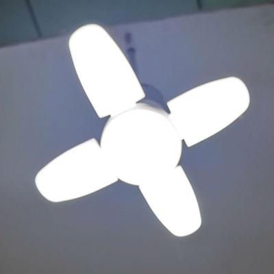E27 деформируемые светодиодные гаражные светильники складной потолочный светильник домашний склад мастерская промышленное освещение регулируемые панели 6500K лампа