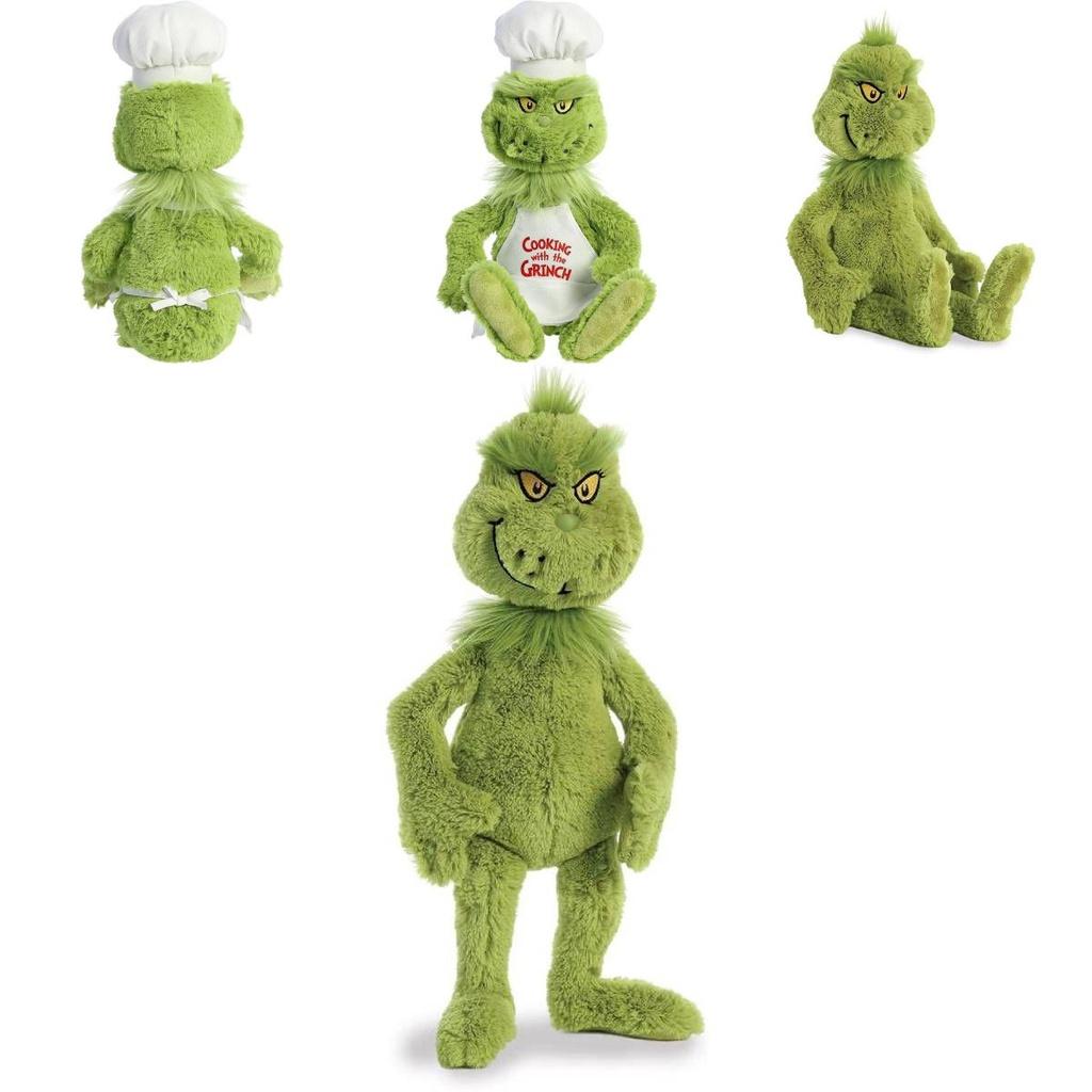 Гринч Рождественский Повар Наряжаться Плюшевые Игрушки Мягкие Куклы Детский Подарок Мягкий Уютный