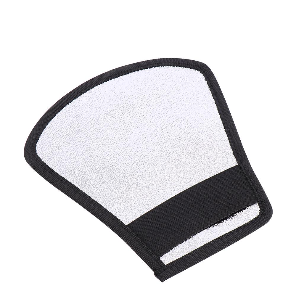 2-in-1 Silver/White Camera Flash Diffuser Double-sided Flash Softbox Photo Light Reflector For Cameras difusor flash