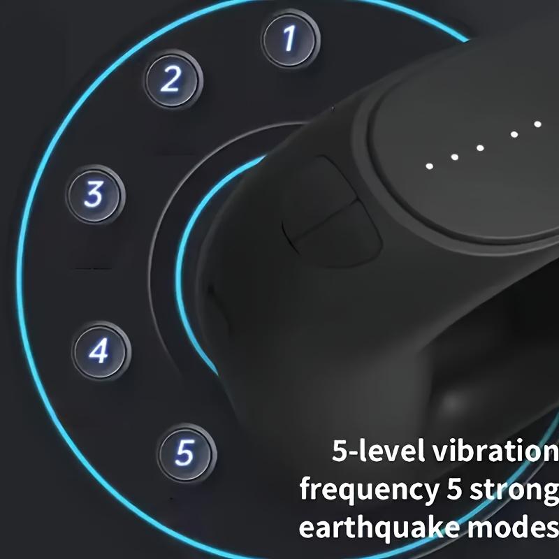 Новейший полностью модернизированный многофункциональный массажер для фасций, с 5 ручными насадками, 5 режимами, 5 частотами, портативный и удобный
