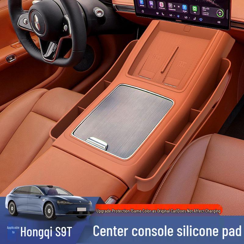 Silicone Anti-Slip Pad for Xiangjie S9T Wireless Charger - Center Console Car Interior Decor