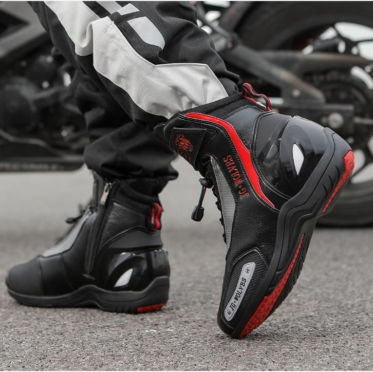 Новые ботинки для верховой езды, дышащая обувь для езды на пригороде, мотоциклетная внедорожная мужская обувь для езды по ралли, экипировка