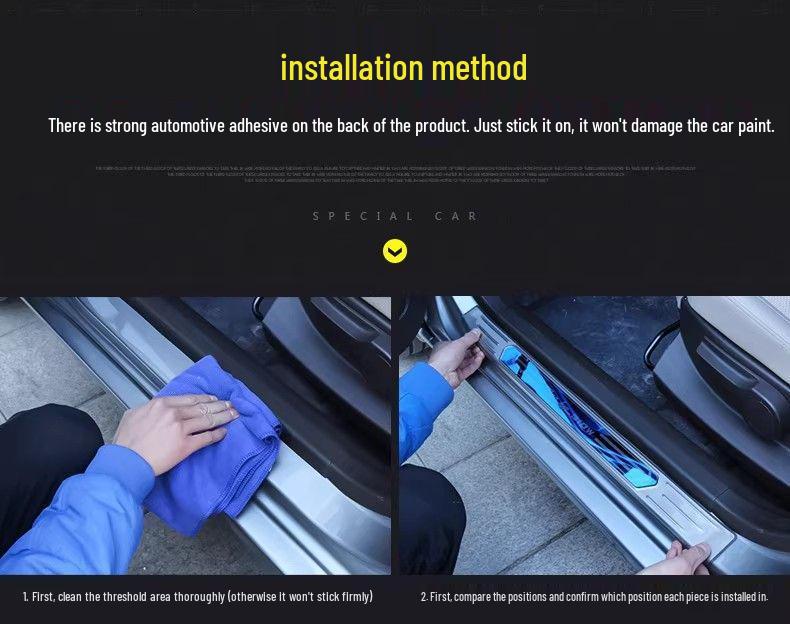 Нержавеющая сталь, защита порогов от царапин для Voyah Dreamer 2022-2025