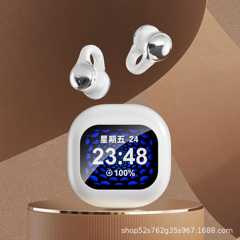 Приватная модель новая Bluetooth-гарнитура X63 с сенсорным управлением, клипсой для уха, высоким качеством звука, длительным временем работы от батареи, беспроводная OWS, интеллектуальное шумоподавление