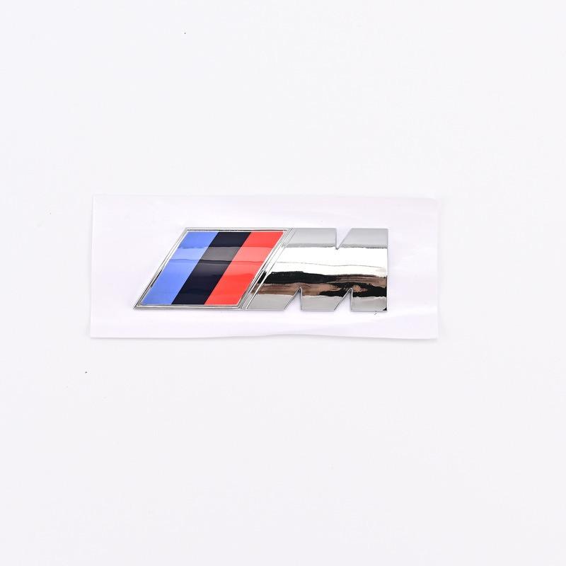 BBKW7 3D ABS Car Styling Rear Trunk Badge Emblem Logo Sticker Decoration Accessory For BMW M M1 M2 M3 M4 M5 M6 X7M X2M X4M X3M X5M X6M