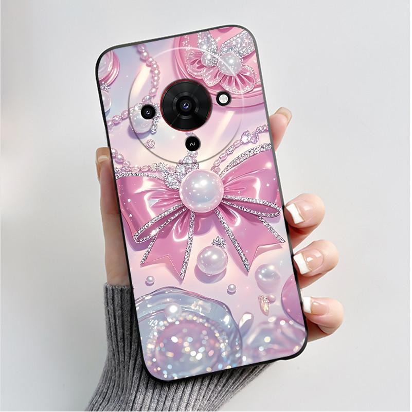 Printing Pattern Case For ZTE Blade A76 5G Capa Z2469N Cute Flower Cartoon Casing Fundas Soft Silicone Black Shell Cover Coque