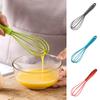 Mini Silicone Egg Whisk Durable Handheld Whipped Cream Foam Maker Anti-Slip Egg Blender Silicone Egg Whisker Portable Kitchen