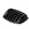 Carbon Fiber For BMW F10 5 Series 520i 523i 525i 530i 535i 2010-2016 Glossy Black Dual Slat M5 Style Front Kidney Grille Grill
