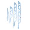 4PCS Reciprocating Saw Blades 9 12 18 20 Inch Carbide Cutting Sawblade Set for Concrete Brick Stone
