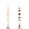 Home Decoration Tassel Celestial Ornament Wall Hanging Wood Moon Phase Garland Wood Bead