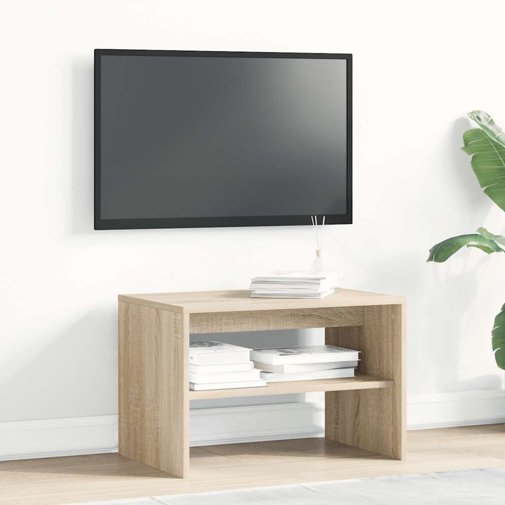 Szafka Rtv Sonoma Oak 60X40X40 Cm Drewno Klejone
