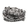 Artemis Kings Mixed Layered Ring for Sizes AKR0070ME Men, 15-21,
