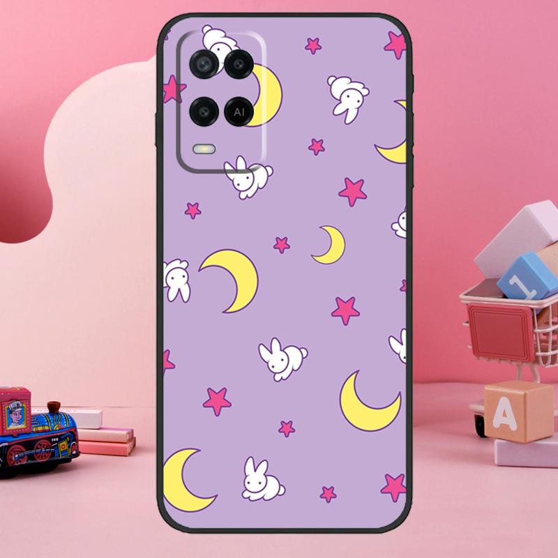 Чехол для кроликов и зайчиков для OPPO A96 A76 A16 A54 A74 A54s A57s A53 A31 A5 A9 A52 A72 A15 A17 A57 A77 Fundas