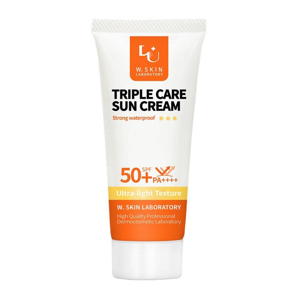 Солнцезащитный крем Triple Care SPF50 PA++++ от W Skin Research Institute, 60 г, 1 шт.