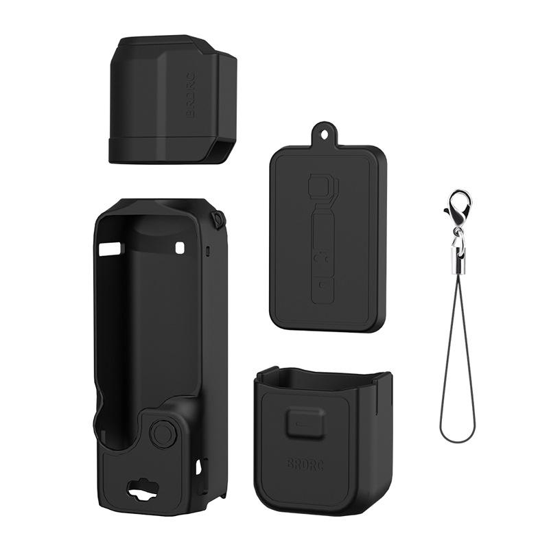 Чехол для DJI OSMO Pocket 3 Силиконовый защитный чехол Защита от царапин Крышка объектива Протектор Для чехла Pocket 3 Аксессуары для корпуса камеры