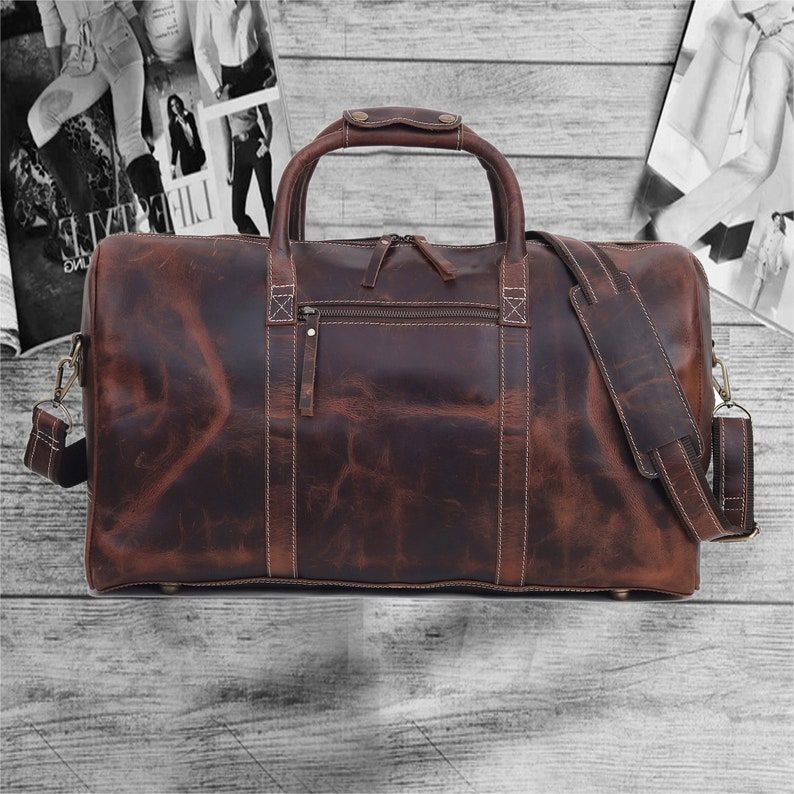Кожаная дорожная сумка, кожаная сумка для выходных/кожаная сумка для спортзала/сумка для сна для мужчин/персонализированный рождественский подарок для него и для нее