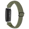 For Fitbit Inspire 3 Wave Shape Woven Nylon Smart Watch Band Replacement Wrist Strap