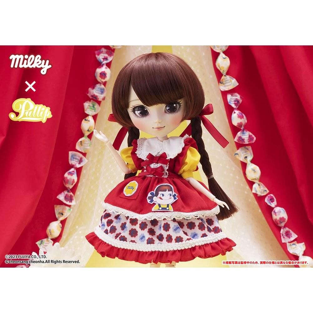 Groove Pullip Peko-chan Прекрасная Молочная Версия 310 мм Подвижная Фигурка ABS Окрашенная Без Масштаба