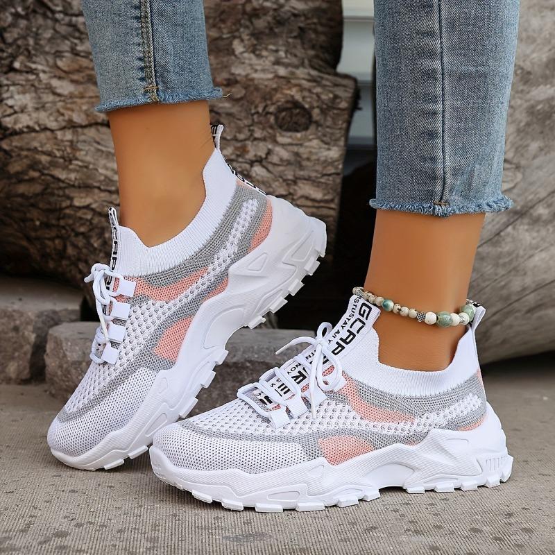 Women Shoes Summer Four Seasons Versatile Thin Breathable Casual Shoes Large Fashion Sneakers Women De Mujer