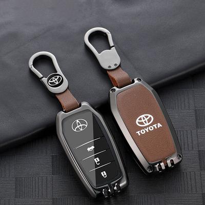 Чехол для ключа автомобиля для Toyota 86 Camry Corolla Crown Highlander Rav4 Alphard Vellfire Venza Yaris Prado Hilux Fortuner Land Cruiser