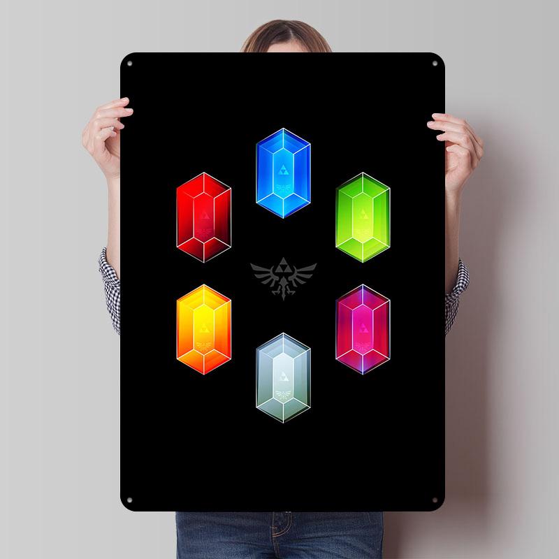 My Other Ring of Rupees Art Printed Poster Customized Retro Wall Art Vintage Metal Tin Signs for Home Bedroom Decoration Room