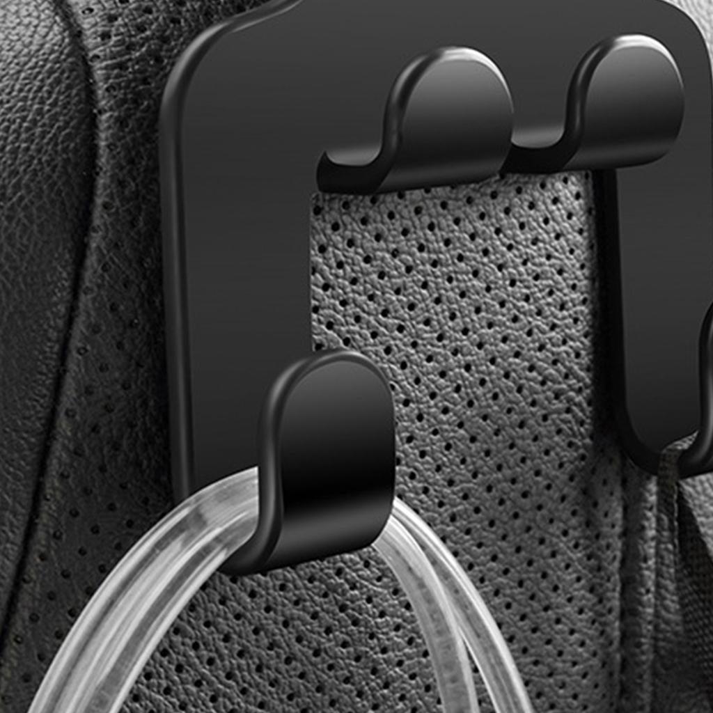 Car Seat Headrest Hook Easy to Install Sturdy Durable Car Seat Hanger for Water Bottle Handbags Mobile Phone