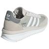 Adidas Originals Sl 72 Rtn Fabric Leather Versatile Comfortable Durable Low-Top Lifestyle Casual Shoes Unisex Casual Shoes Light-Gray JR8765