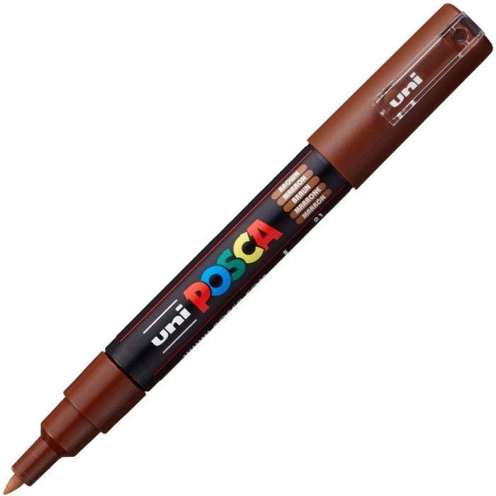 MARQUEUR MARRON POINTE EXTRA FINE 0,7/1M Marron, chocolat