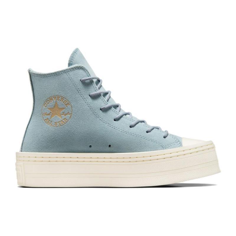 Converse Кеды Chuck Taylor All Star из замшевой кожи, теплые и износостойкие, с высоким верхом для женщин, цвет какао-синий