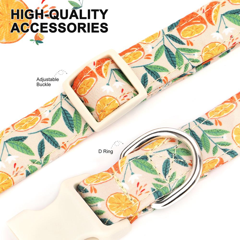 Ошейник для собак из нейлона, ошейники для домашних собак, регулируемое ожерелье для собак с милым принтом для маленьких, средних и больших собак, чихуахуа, мопсов, товары для животных