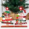 Wooden Christmas Ornaments Christmas Decorations Christmas Tree DIY Pendant Xmas Gifts Noel Natal Navidad New Year