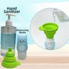 4Pcs Mini Silicone Funnel Retractable Design Collapsible Funnel Foldable Funnel  Beer Dispensing