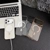 Прозрачный чехол для iPhone 17 Pro Max, совместимый с MagSafe, жесткий ПК чехол для телефона