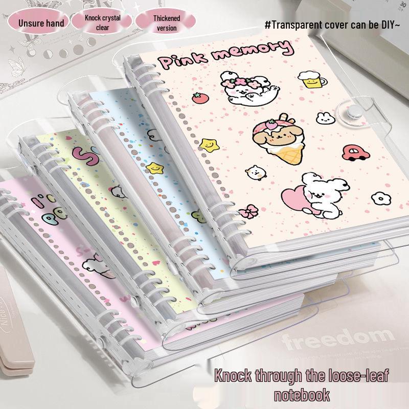 Премиальный съемный мягкий ПВХ-блокнот-папка формата А5 для студентов