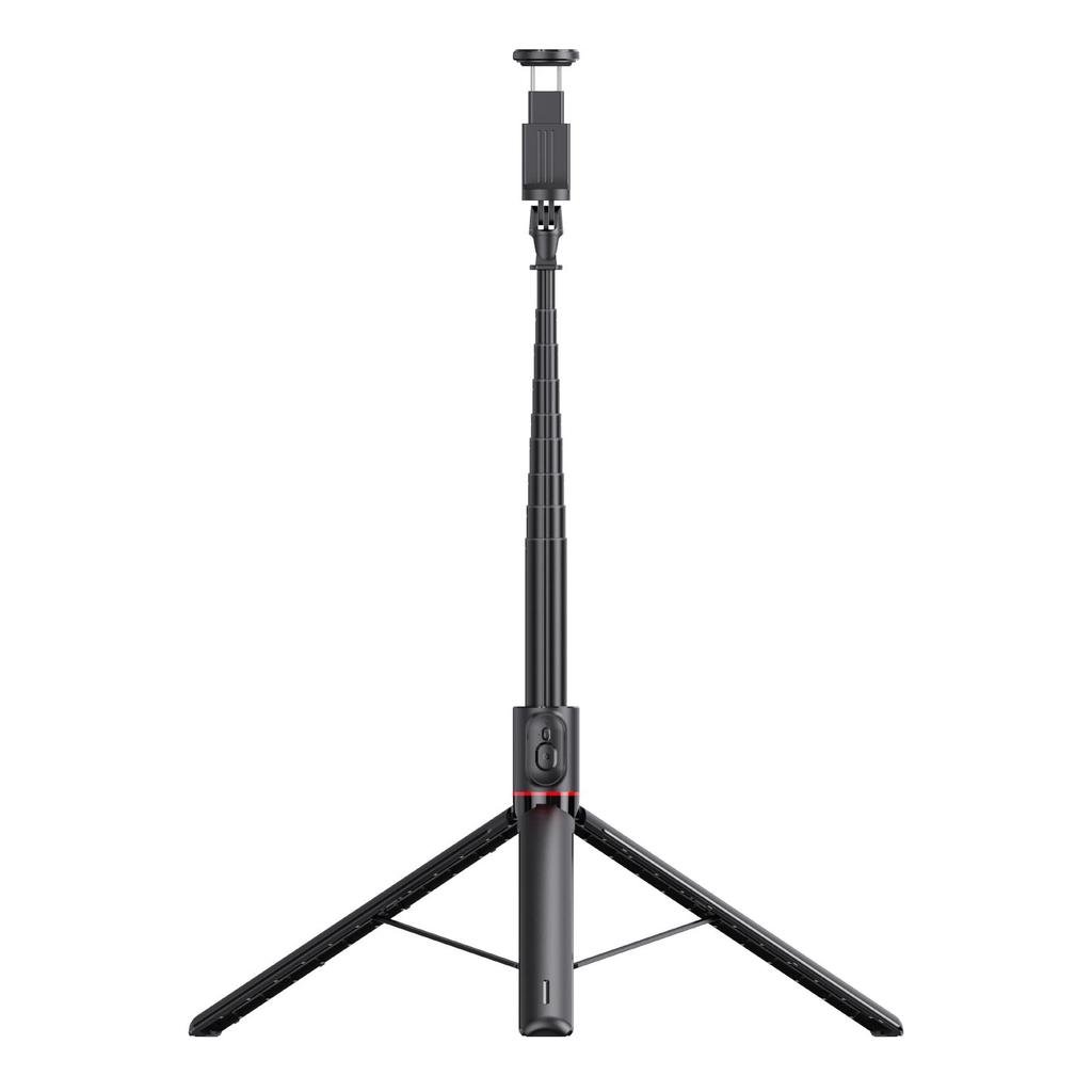 Штатив для телефона с пультом дистанционного управления, палка для селфи 68,9 дюйма, легкий, портативный, черный
