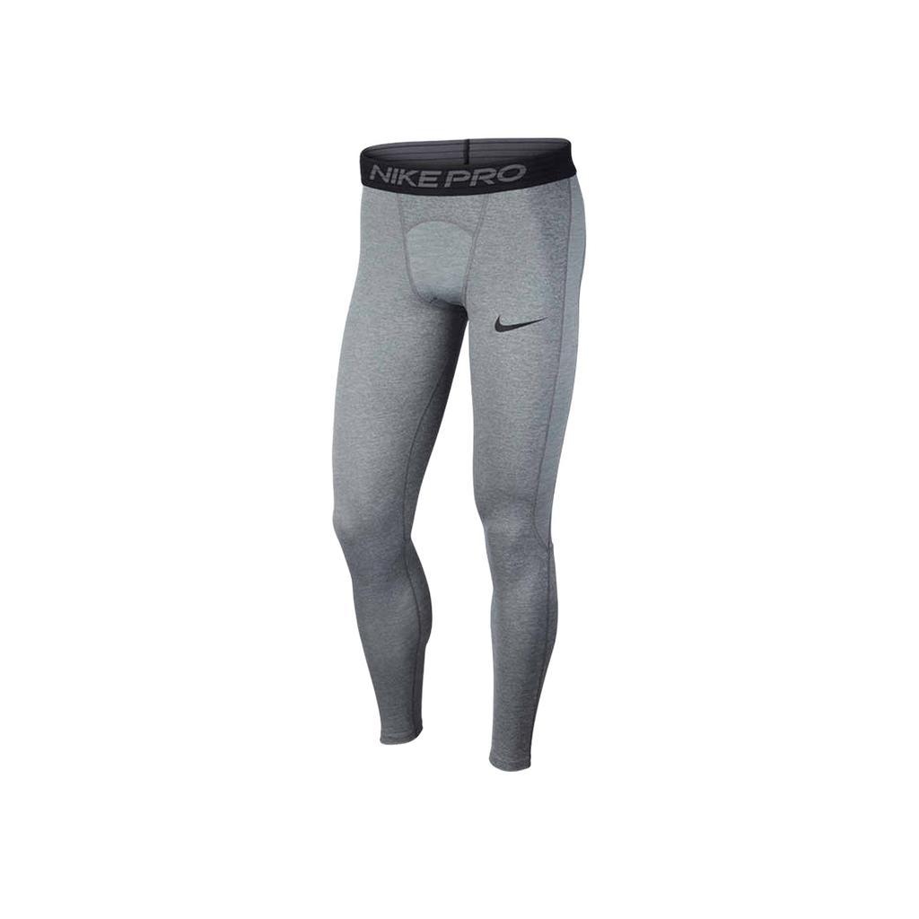 Nike Pro Running Training Quick-Dry Fitness Long Pants Men Bottoms Light-Smoke-Grey BV5642-085